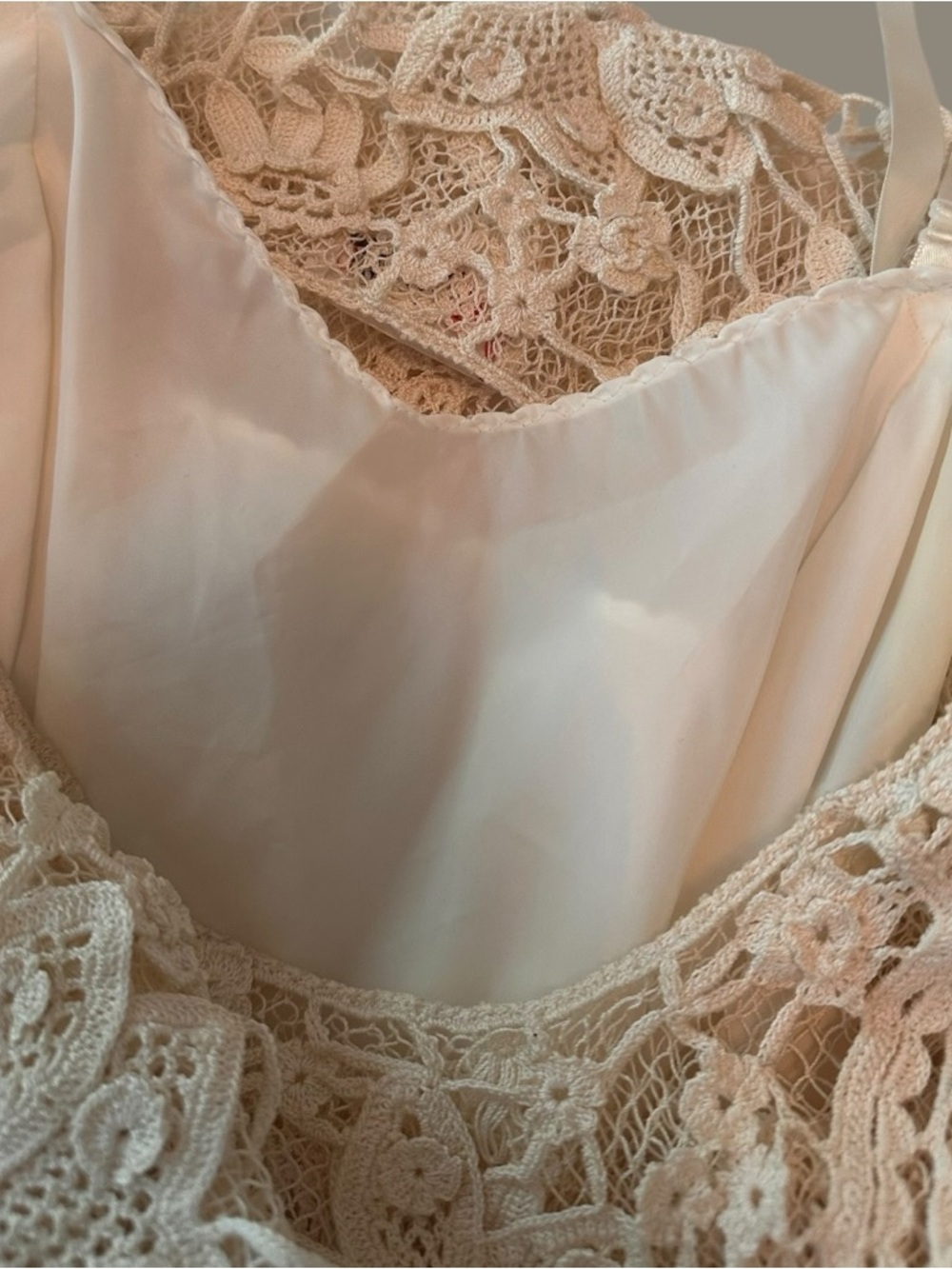 Vintage Intricate Crochet Lace Dress - Picture 6 of 11